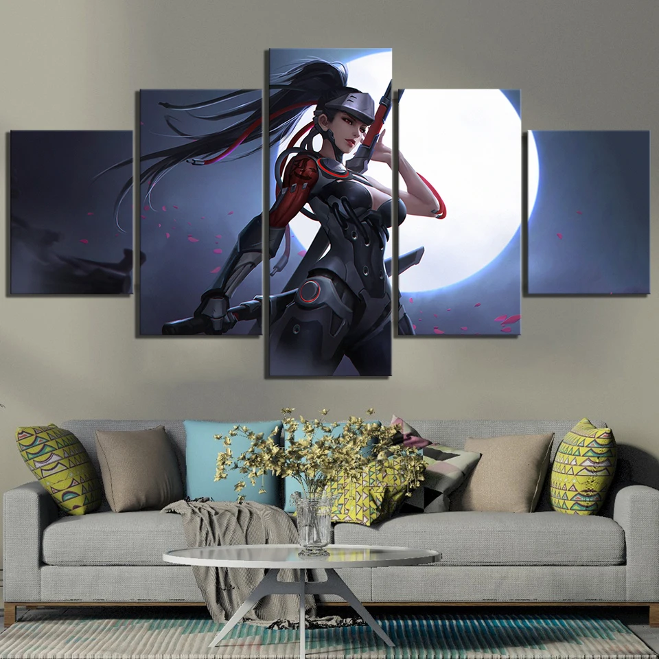 Home Decor Prints Painting 5 Panel Games Women Warrior Artwork Modular Modern Canvas Poster Living Room Framework
Home Decor Prints Painting 5 Panel Games Women Warrior Artwork Modular Modern Canvas Poster Living Room Framework