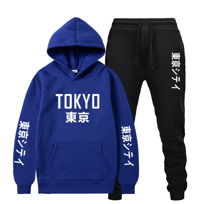 Fashion anime Korean men's suit sportswear autumn new men's hoodie + sports pants two-piece hooded casual suit men's clothing
Fashion anime Korean men's suit sportswear autumn new men's hoodie + sports pants two-piece hooded casual suit men's clothing