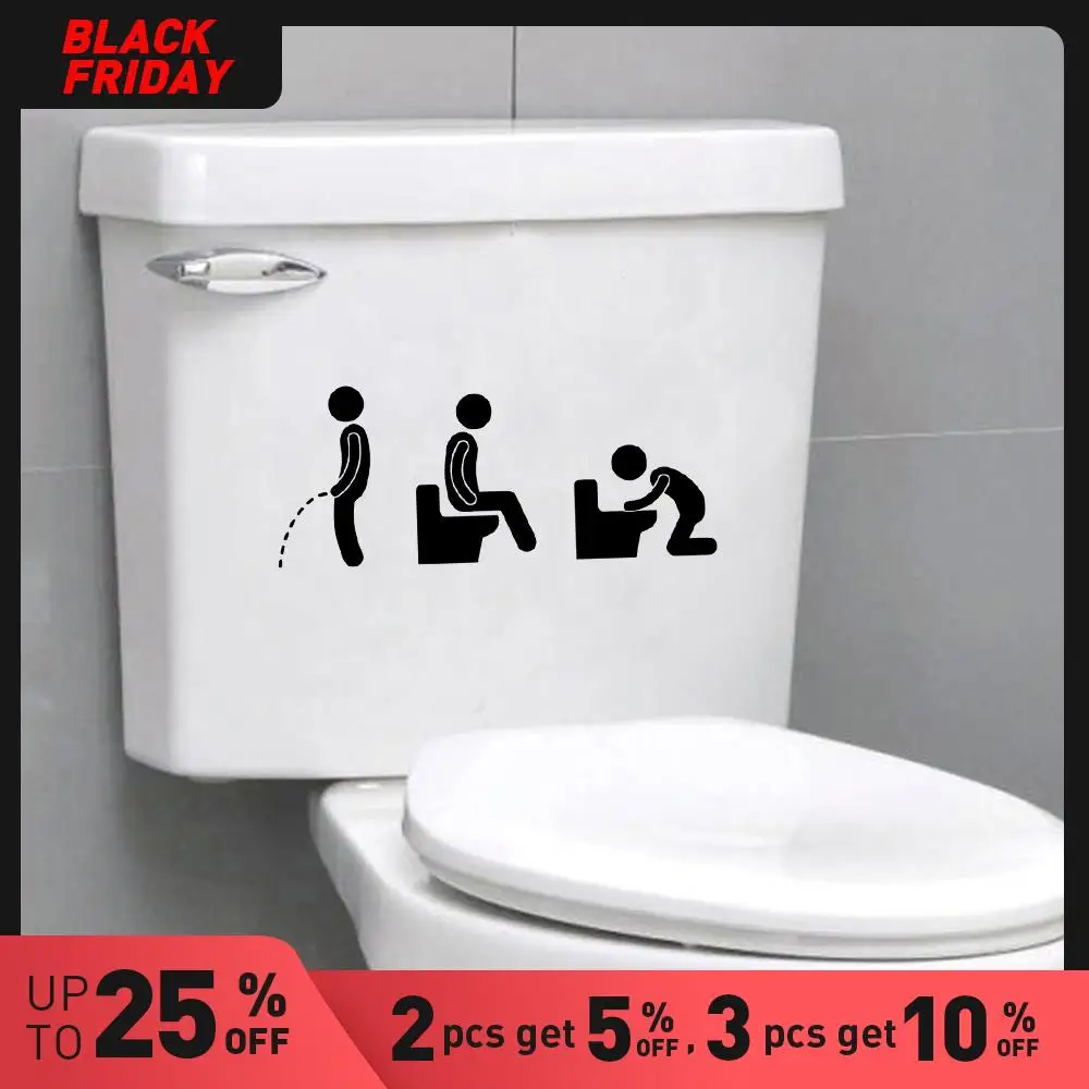 Прекрасный WC виниловый настенный стикер домашний декор Stikers художественная