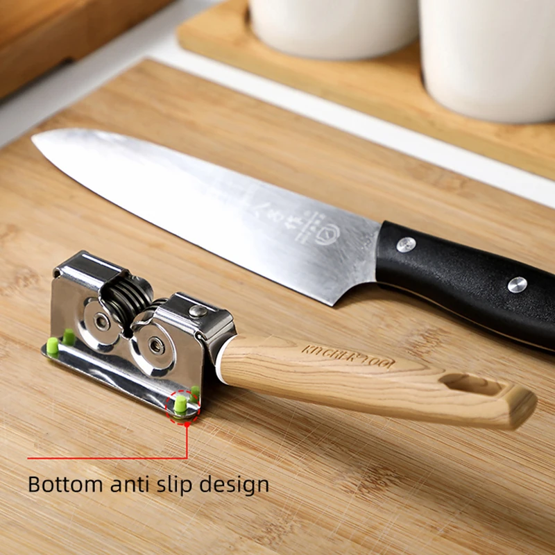 Multi-function Knife Sharpener Stainless Steel Sharpener Tool Household Manual Sharpening Tool Kitchen Knife Sharpener
Multi-function Knife Sharpener Stainless Steel Sharpener Tool Household Manual Sharpening Tool Kitchen Knife Sharpener