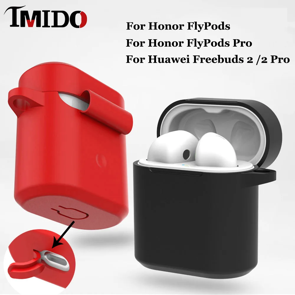 Силиконовый чехол для Honor FlyPods Fly Pods true wireless Bluetooth наушники противоударные сумки