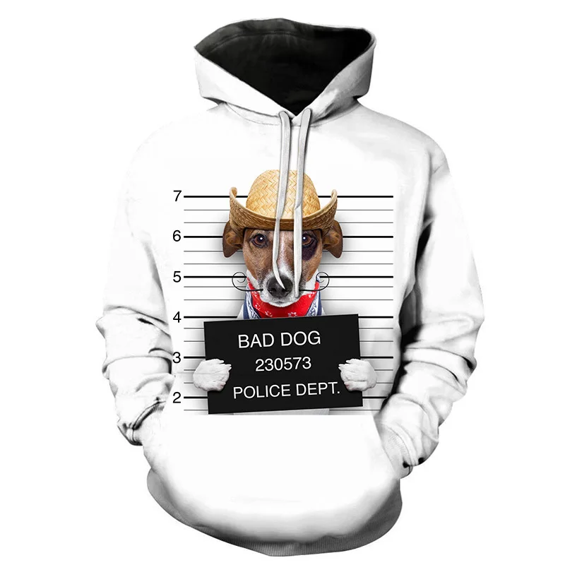 Spring and autumn fashion new criminal dog animal wanted Hoodie 3D digital printed sweater new men Hoodie
Spring and autumn fashion new criminal dog animal wanted Hoodie 3D digital printed sweater new men Hoodie
