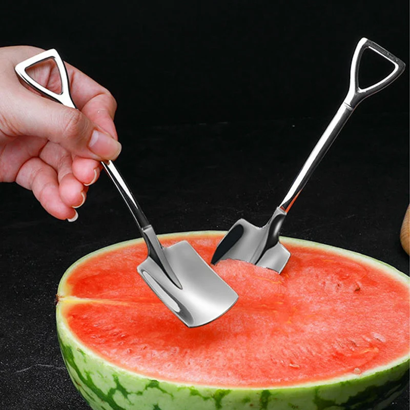 4PC Stainless Steel Shovel Coffee Spoon Set Scoop Shovel Creative Tea-spoon Ice Cream Dessert Spoon Birthday Gift Tableware
4PC Stainless Steel Shovel Coffee Spoon Set Scoop Shovel Creative Tea-spoon Ice Cream Dessert Spoon Birthday Gift Tableware