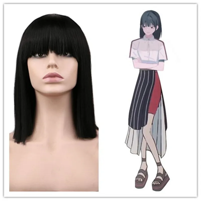 Nanno from Nowhere cosplay wig for Girl woman Black short hair with straight bangs Christmas Party role play wig +Free wig Cap
Nanno from Nowhere cosplay wig for Girl woman Black short hair with straight bangs Christmas Party role play wig +Free wig Cap