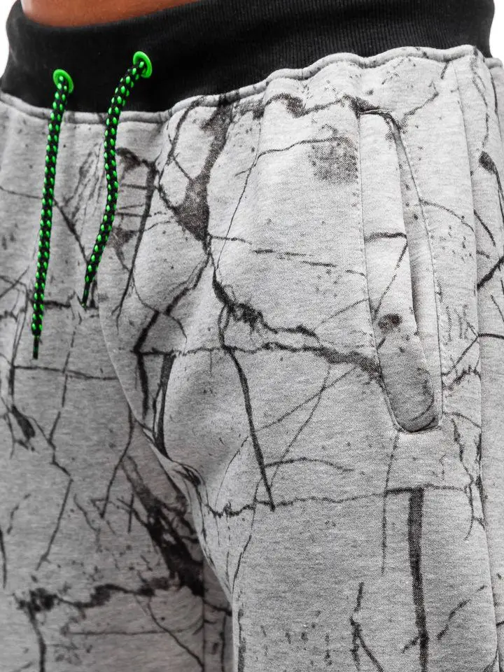 Casual Strap print Trousers for Men Sportswear Sweatpants Joggers & Sweats Men's Pocket Black Gray 
Casual Strap print Trousers for Men Sportswear Sweatpants Joggers & Sweats Men's Pocket Black Gray