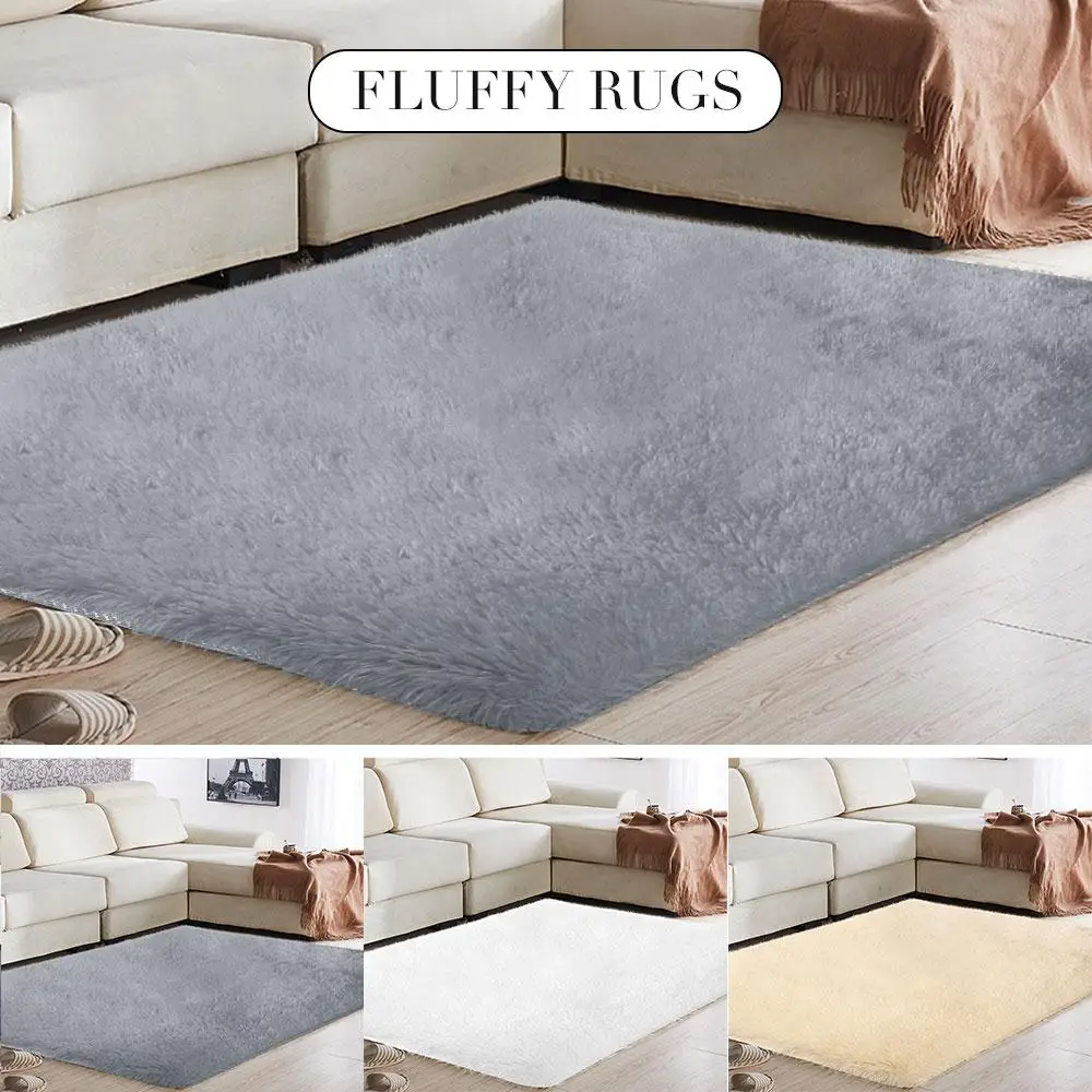 Polyester Fiber Multicolored Fluffy Rugs Area Rug Warm Shaggy Dining Room Mat Floor Home 160x200cm Carpet Floor Anti-Skid
Polyester Fiber Multicolored Fluffy Rugs Area Rug Warm Shaggy Dining Room Mat Floor Home 160x200cm Carpet Floor Anti-Skid
