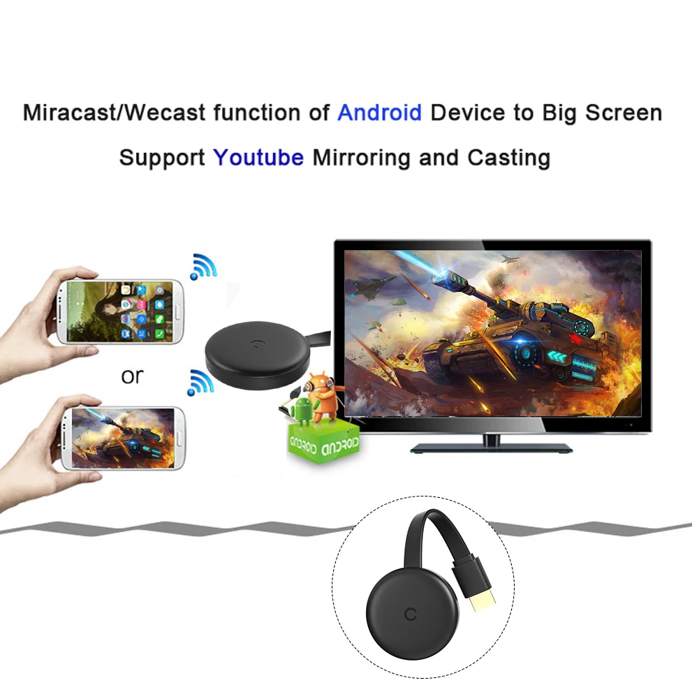 G13B Wireless Display Adapter HDMI-compatible Wireless Display Receiver 1080P TV Dongle for iOS Android
G13B Wireless Display Adapter HDMI-compatible Wireless Display Receiver 1080P TV Dongle for iOS Android