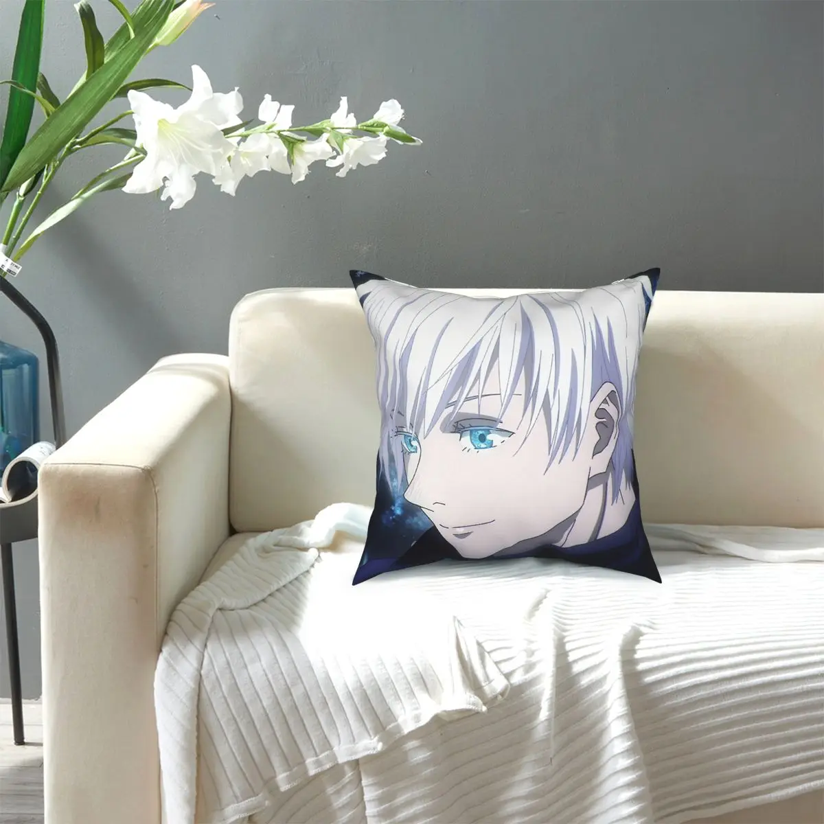 Jujutsu Kaisen - Satoru Gojo Japanese Manga-Anime Throw Pillow Cover Polyester Decorative Pillow Pillowcase 40x40 Cushion Covers
Jujutsu Kaisen - Satoru Gojo Japanese Manga-Anime Throw Pillow Cover Polyester Decorative Pillow Pillowcase 40x40 Cushion Covers