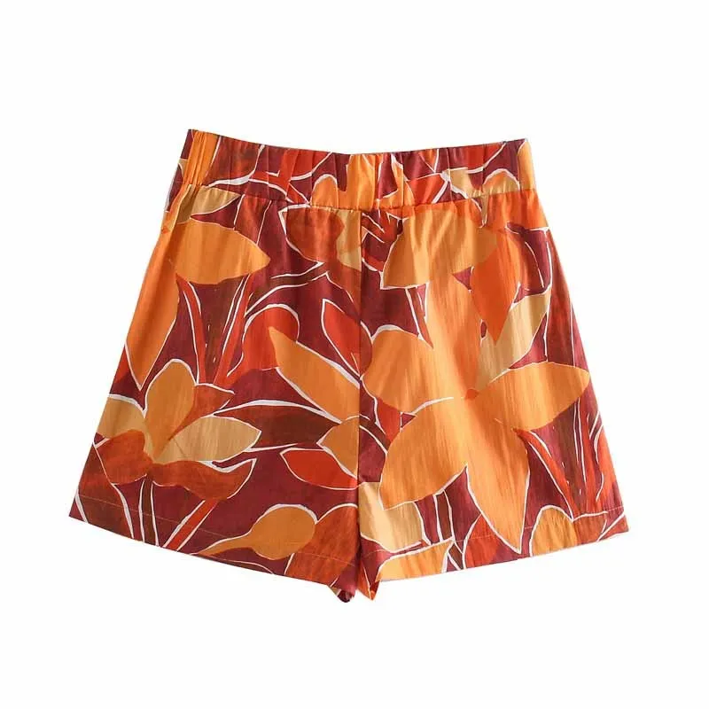 VGH Casual Print Two Piece Set For Women Square Collar Short Sleeve Ruched Shirt High Waist Shorts Loose Sets Female Summer 2021
VGH Casual Print Two Piece Set For Women Square Collar Short Sleeve Ruched Shirt High Waist Shorts Loose Sets Female Summer 2021
