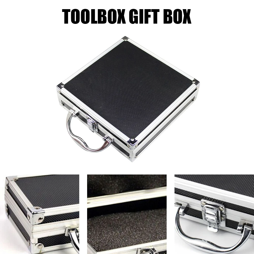 Toolbox Portable Aluminum Alloy Tool Box Practical Storage Travel Carry Case With Sponge Safety Box Tool Accessories Packaging
Toolbox Portable Aluminum Alloy Tool Box Practical Storage Travel Carry Case With Sponge Safety Box Tool Accessories Packaging