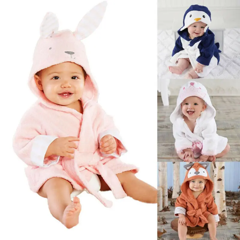 Lovely Baby Girls Cartoon Hooded Bathrobe Child Toddler Bathing Towel Robe Cute Winter Baby Clothing Sleepwear
Lovely Baby Girls Cartoon Hooded Bathrobe Child Toddler Bathing Towel Robe Cute Winter Baby Clothing Sleepwear