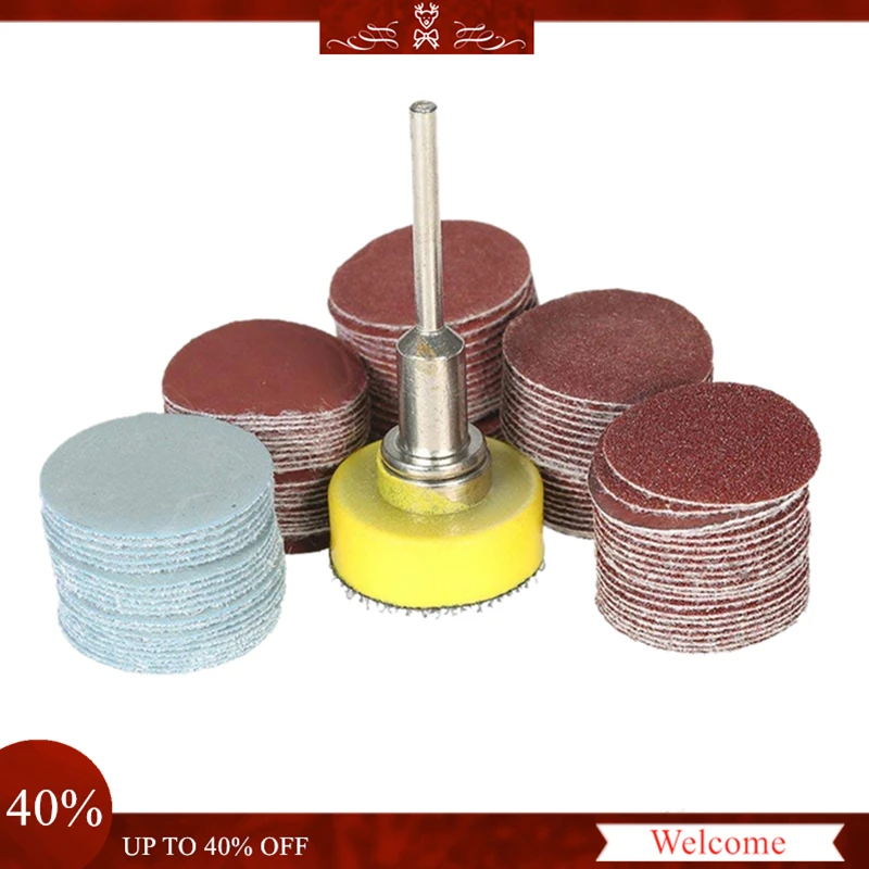 100Pcs 25Mm 1 Inch Sander Disc Sanding Disk 100-3000 Grit Paper With 1Inch Abrasive Polish Pad Plate + 1/8 Inch Shank For Dremel 
100Pcs 25Mm 1 Inch Sander Disc Sanding Disk 100-3000 Grit Paper With 1Inch Abrasive Polish Pad Plate + 1/8 Inch Shank For Dremel