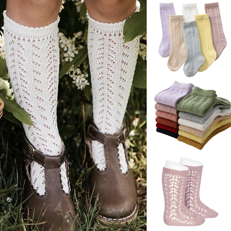 Baby Girls Socks Summer Kids Long Sock Toddlers Knee High Mesh Thin Socks Hollow Out Soft Cotton Infant Socken For 0-7 Years
Baby Girls Socks Summer Kids Long Sock Toddlers Knee High Mesh Thin Socks Hollow Out Soft Cotton Infant Socken For 0-7 Years