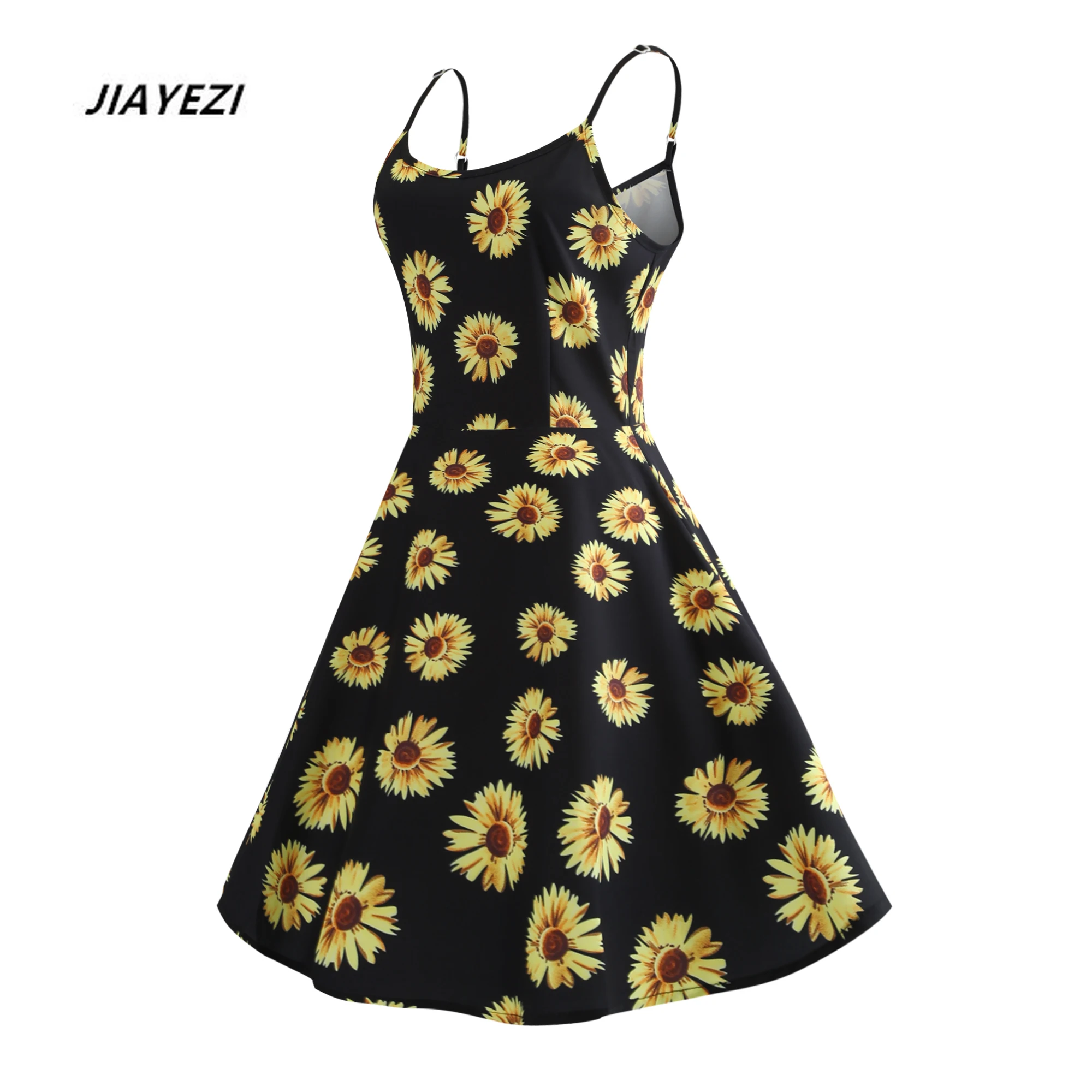 JIAYEZI New Lady Summer Sleeveless Sleeveless Print Dress Retro Swing Vestidos Casual Sexy Dress
JIAYEZI New Lady Summer Sleeveless Sleeveless Print Dress Retro Swing Vestidos Casual Sexy Dress