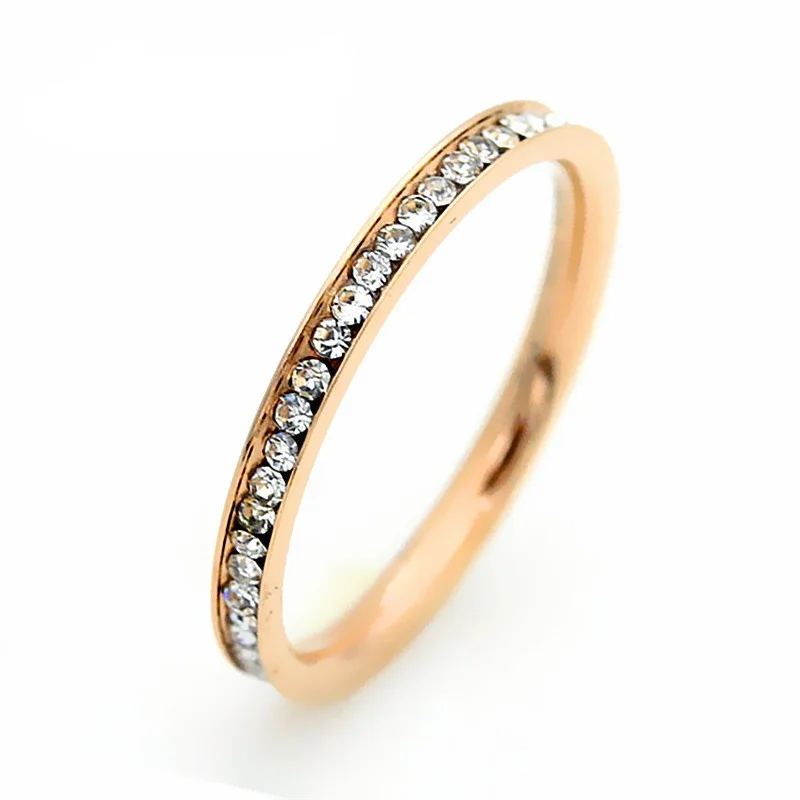 Shiny CZ Gem Ring Women's Gold Color Stainless Steel Shiny Crystal Ring Elegant Jewelry Korean Fashion Women's Daily Matching
Shiny CZ Gem Ring Women's Gold Color Stainless Steel Shiny Crystal Ring Elegant Jewelry Korean Fashion Women's Daily Matching
