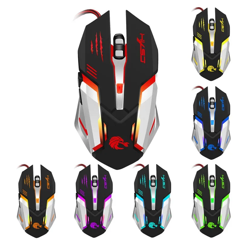 Игровая клавиатура Мышь преобразователь Bluetooth Combo RGB светодиодный подсветкой ПК