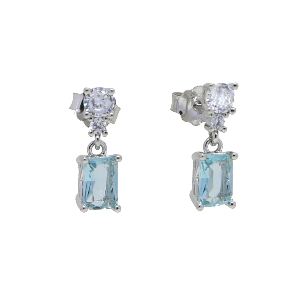 Classic Crystal Sea Blue Cubic Zirconia Stud Earrings for Women 100% 925 Sterling Silver Cute Stud Jewelry Simple Luxury Gifts
Classic Crystal Sea Blue Cubic Zirconia Stud Earrings for Women 100% 925 Sterling Silver Cute Stud Jewelry Simple Luxury Gifts