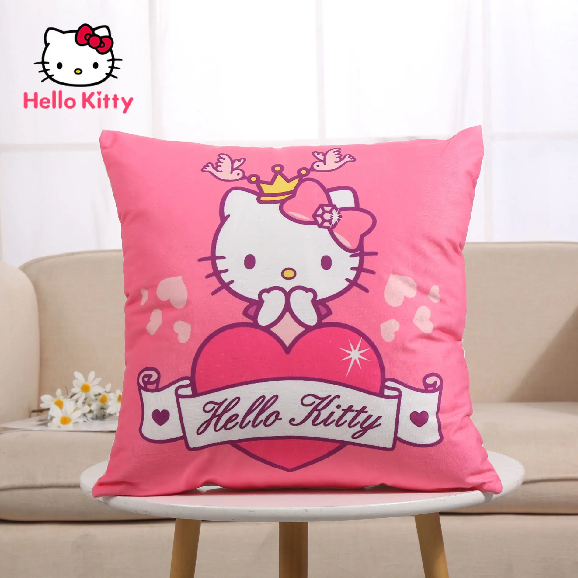 Hello kitty Cartoon Cute Pillow Cushion Girl Pink Birthday Gift Pillow Removable and Washable Square Pillow
Hello kitty Cartoon Cute Pillow Cushion Girl Pink Birthday Gift Pillow Removable and Washable Square Pillow