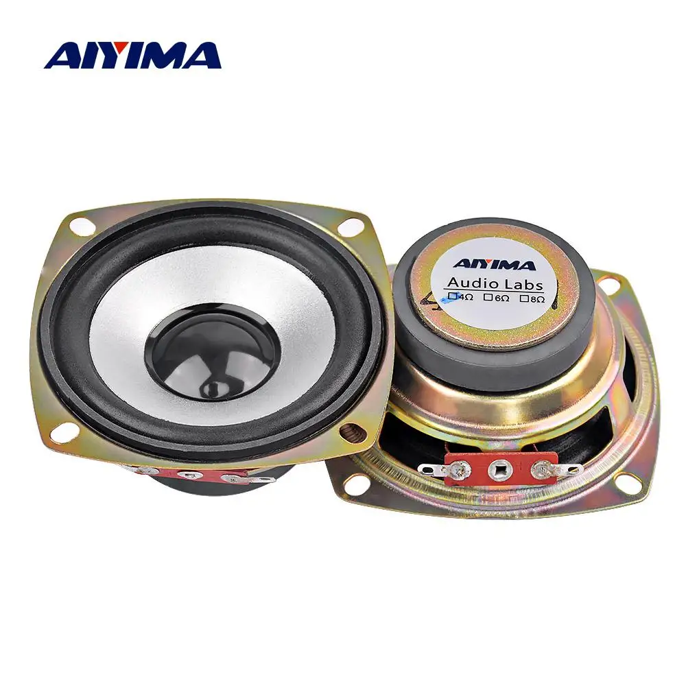AIYIMA 2Pcs 3 Inch Portable Audio Full Range Speaker 4 Ohm 5W Home Theater Neodymium Speaker KTV Professional LoudSpeaker
AIYIMA 2Pcs 3 Inch Portable Audio Full Range Speaker 4 Ohm 5W Home Theater Neodymium Speaker KTV Professional LoudSpeaker