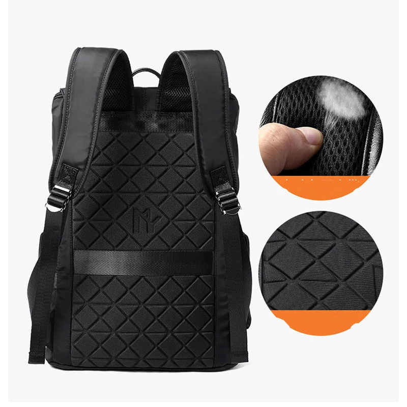 Рюкзак мужской из ткани Оксфорд водонепроницаемый с USB-портом | Багаж и сумки