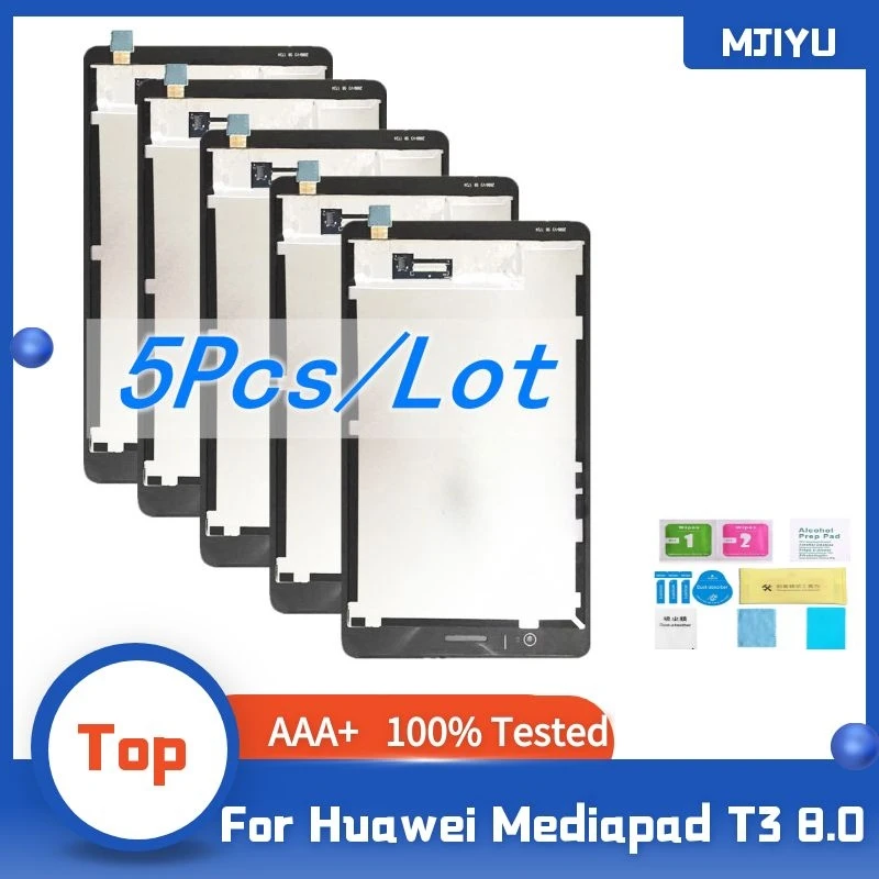ЖК-дисплей для Huawei Mediapad T3 8 8,0 KOB-L09 T3, 5 шт., KOB-W09 дюйма, aaa +++, сенсорный экран, дигитайзер в сборе, запасные части
ЖК-дисплей для Huawei Mediapad T3 8 8,0 KOB-L09 T3, 5 шт., KOB-W09 дюйма, aaa +++, сенсорный экран, дигитайзер в сборе, запасные части