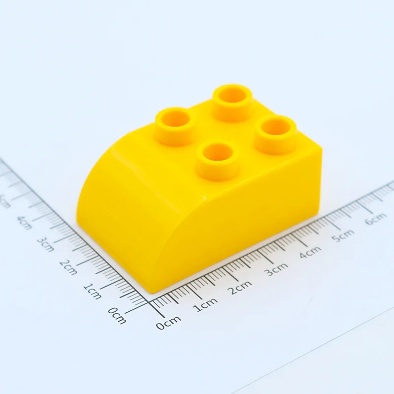10Pcs Big Size Building Blocks Compatible Kid Bevel Slope Large Bricks 2x2 Dots Smooth Plastic MOC DIY Educational Creative Toys
10Pcs Big Size Building Blocks Compatible Kid Bevel Slope Large Bricks 2x2 Dots Smooth Plastic MOC DIY Educational Creative Toys