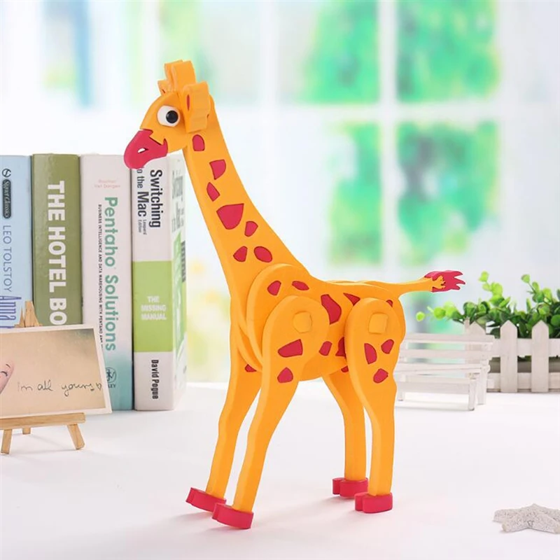 Детские развивающие игрушки 3D жираф пена головоломка модель DIY креативная сборка головоломка животная модель игрушка
Детские развивающие игрушки 3D жираф пена головоломка модель DIY креативная сборка головоломка животная модель игрушка