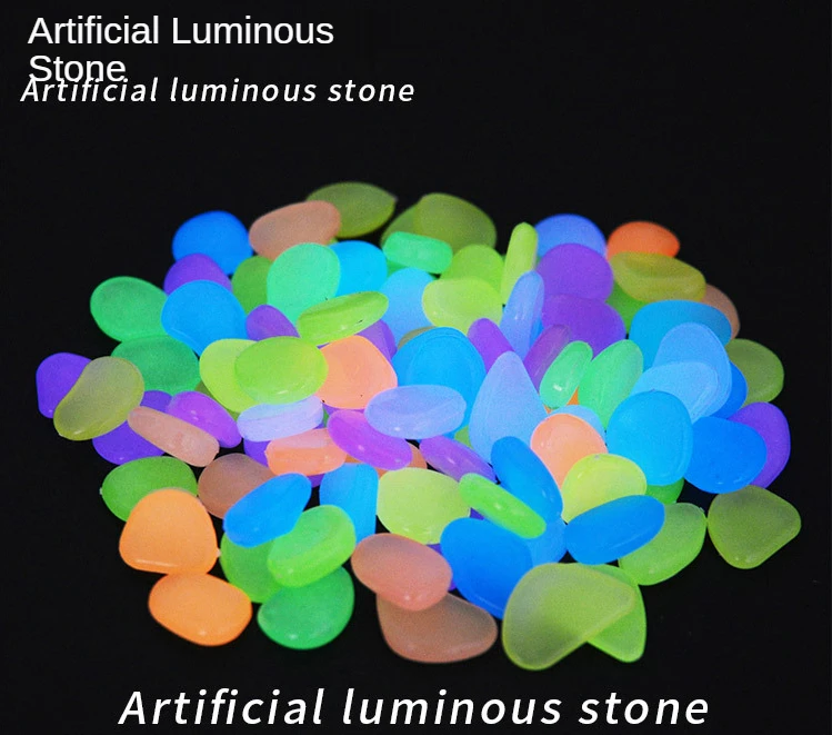 50pcs/Pack 100pcs/Pack Luminous Stone Garden Fish Tank Artificial Stone Luminous Color Goose Soft Stone Landscaping Luminous Sto
50pcs/Pack 100pcs/Pack Luminous Stone Garden Fish Tank Artificial Stone Luminous Color Goose Soft Stone Landscaping Luminous Sto