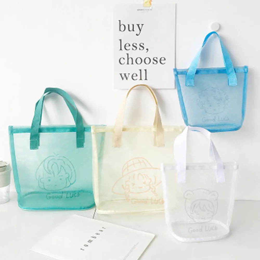 Fashion Mesh Tote Bag Ladies Transparent Totes Shoulder Bags Women Casual Shopping Bag Handbags Multicolor
Fashion Mesh Tote Bag Ladies Transparent Totes Shoulder Bags Women Casual Shopping Bag Handbags Multicolor