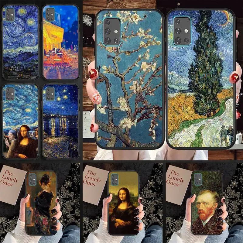 Art Oil Painting Mona Lisa Van Gogh Phone Case For Samsung Galaxy J2 J4 J5 J6 J7 J8 Note 5 7 8 9 10 20 2018 Cover
Art Oil Painting Mona Lisa Van Gogh Phone Case For Samsung Galaxy J2 J4 J5 J6 J7 J8 Note 5 7 8 9 10 20 2018 Cover