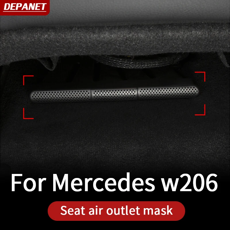 Depanet for Mercedes w206 air outlet under seat trim C206 coupe C 2022 180 200 260 300 amg interior accessori
Depanet for Mercedes w206 air outlet under seat trim C206 coupe C 2022 180 200 260 300 amg interior accessori