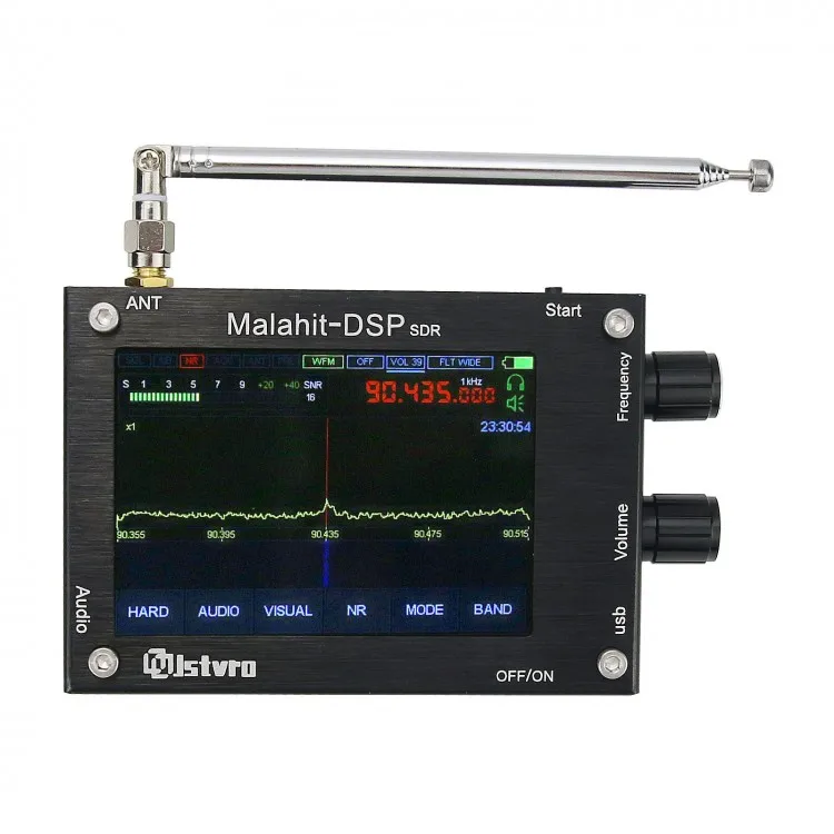 3,5 "50 МГц-2 ГГц Малахит DSP SDR ресивер Malahit SDR коротковолновый радиоприемник с корпусом из алюминиевого сплава
3,5 "50 МГц-2 ГГц Малахит DSP SDR ресивер Malahit SDR коротковолновый радиоприемник с корпусом из алюминиевого сплава