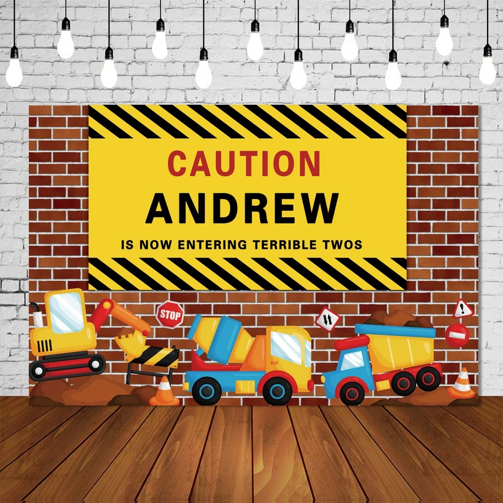 Boy's Build Construction Theme Birthday Party Photography Backdrop Dump Truck Cartoon Studio Background Caution Banner Poster
Boy's Build Construction Theme Birthday Party Photography Backdrop Dump Truck Cartoon Studio Background Caution Banner Poster