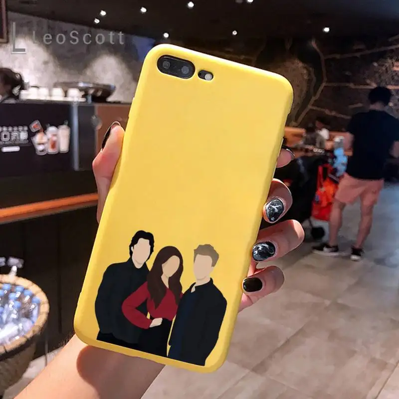 The Vampire Diaries Phone Case Yellow Candy Color for iPhone 6 7 8 11 12 s mini pro X XS XR MAX Plus
The Vampire Diaries Phone Case Yellow Candy Color for iPhone 6 7 8 11 12 s mini pro X XS XR MAX Plus
