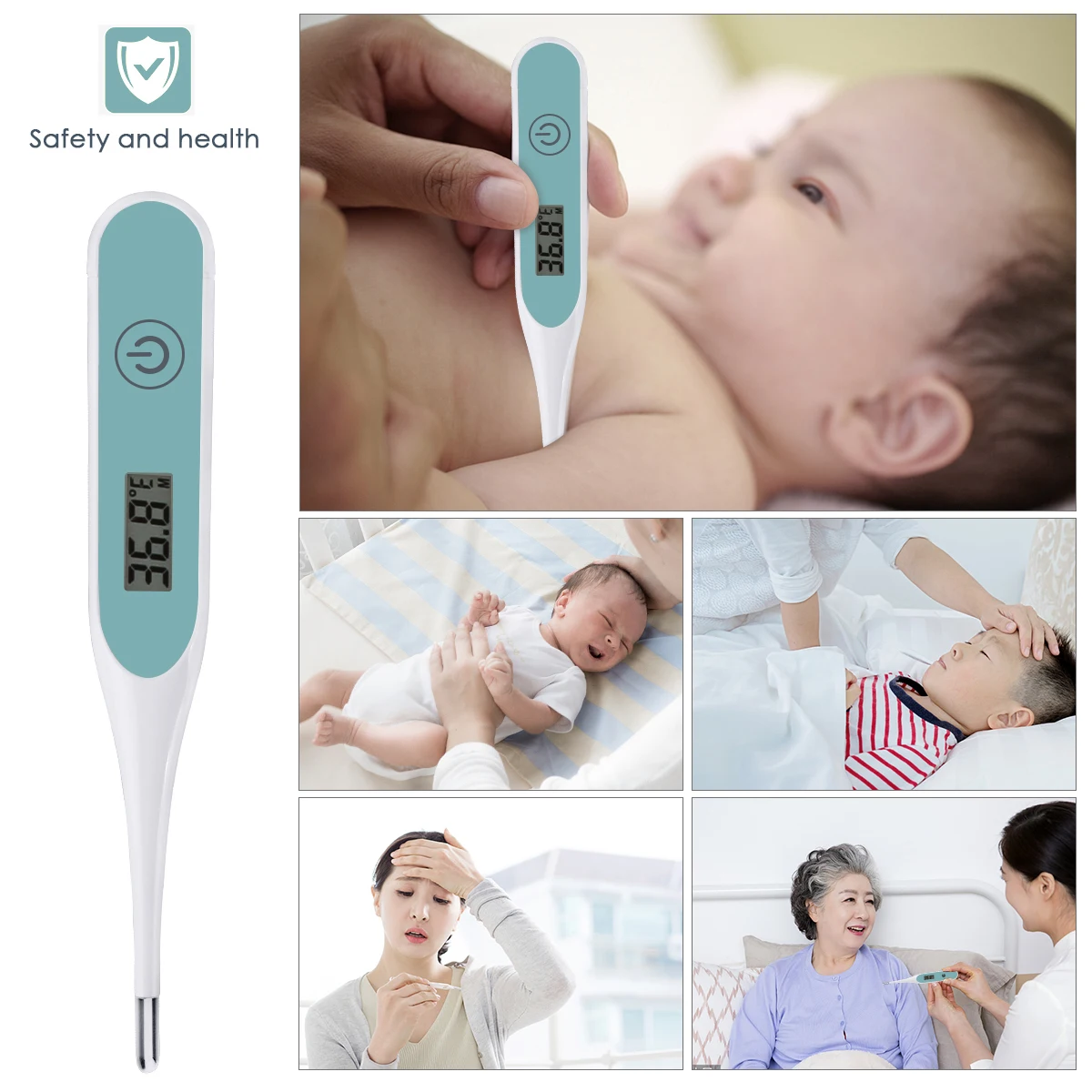 With Memory Function Digital Faster More Accurate Thermometer For Armpit 20s Fast Reading Temperature Meter For Children Adult
With Memory Function Digital Faster More Accurate Thermometer For Armpit 20s Fast Reading Temperature Meter For Children Adult