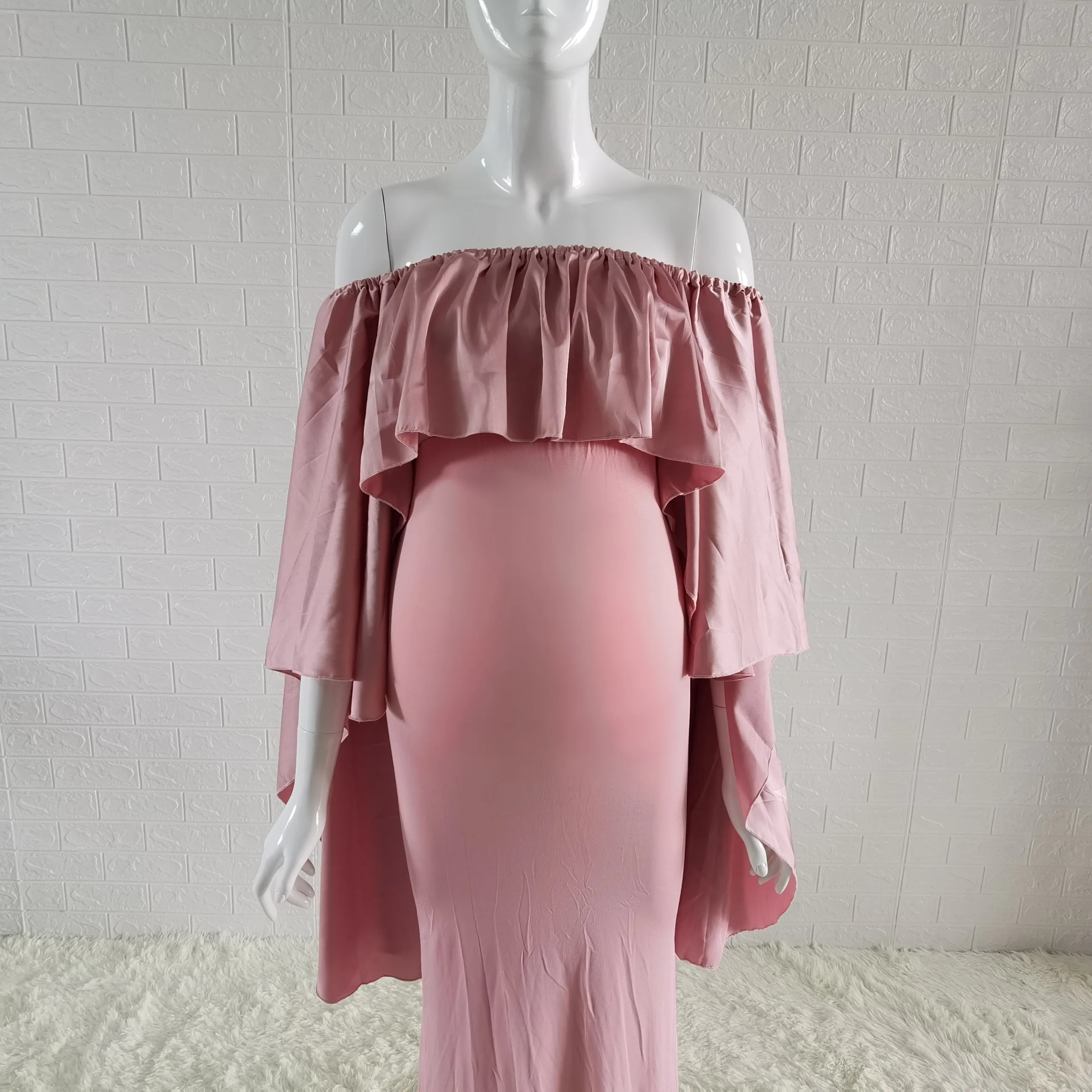 Maternity Photography Cape and Dress Sets Pregnancy Photo Shoot Long Dress Fitting Stretchy Pregnant Long Dress 
Maternity Photography Cape and Dress Sets Pregnancy Photo Shoot Long Dress Fitting Stretchy Pregnant Long Dress