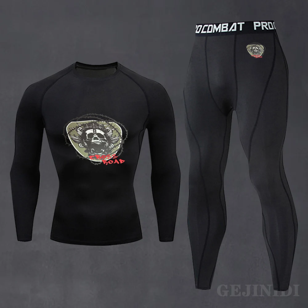 Quick-Drying Breathable Comprehensive Training Set Men's Bodybuilding Sports T-Shirt Jogging Pants Compression Thermal Underwear
Quick-Drying Breathable Comprehensive Training Set Men's Bodybuilding Sports T-Shirt Jogging Pants Compression Thermal Underwear