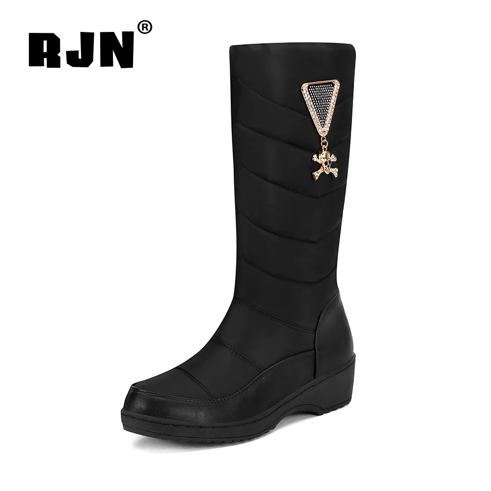 Rjn New Stylish Mid-Calf Boots Metal Decoration High Quality Handmade Boots Comfortable Anti-skid Platform Shoes Women Red RO377
Rjn New Stylish Mid-Calf Boots Metal Decoration High Quality Handmade Boots Comfortable Anti-skid Platform Shoes Women Red RO377