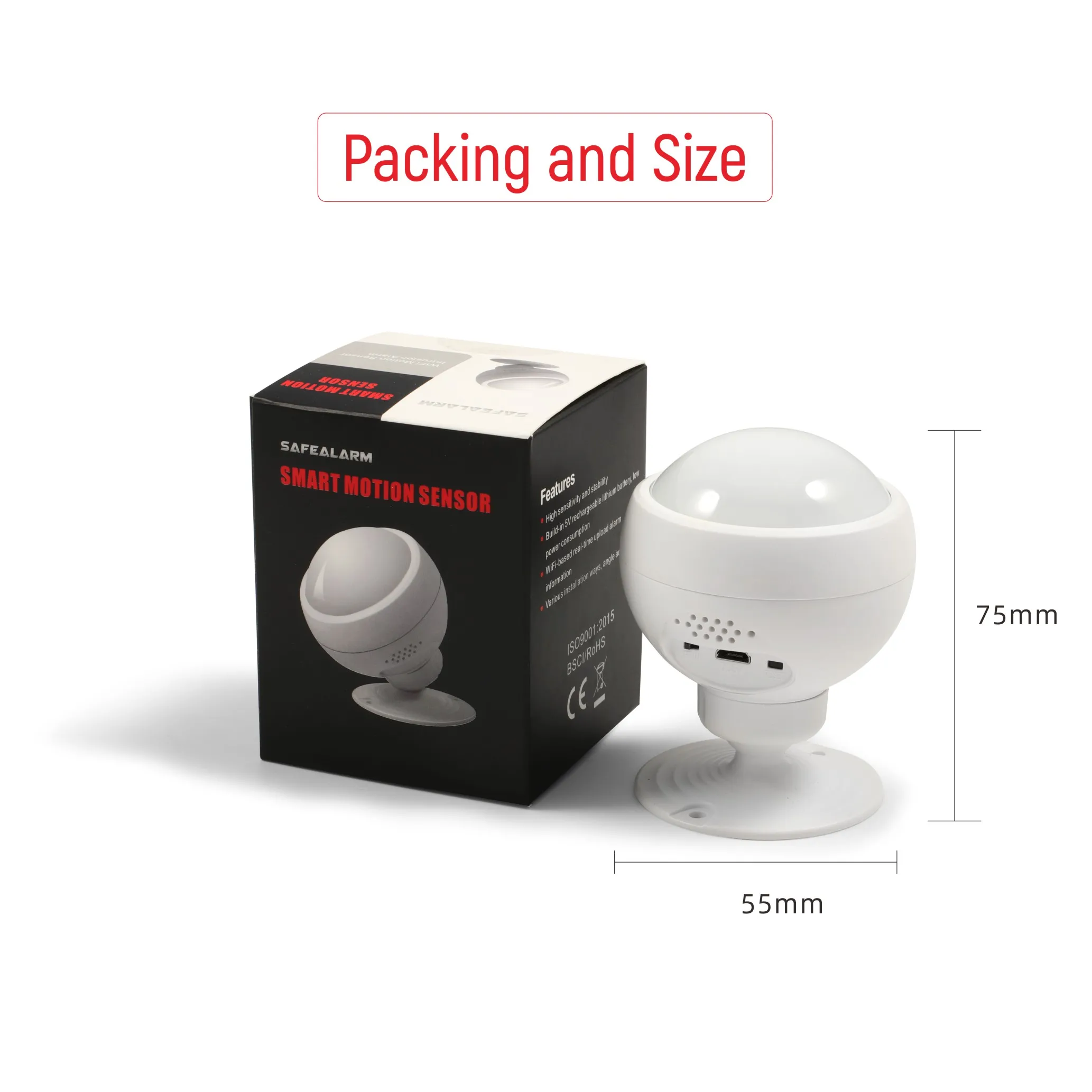 Tuya Smart Life APP Mobile Monitor Home Automation WiFi PIR Motion Sensor with Family Security Anti-Theft Detector Alarm
Tuya Smart Life APP Mobile Monitor Home Automation WiFi PIR Motion Sensor with Family Security Anti-Theft Detector Alarm