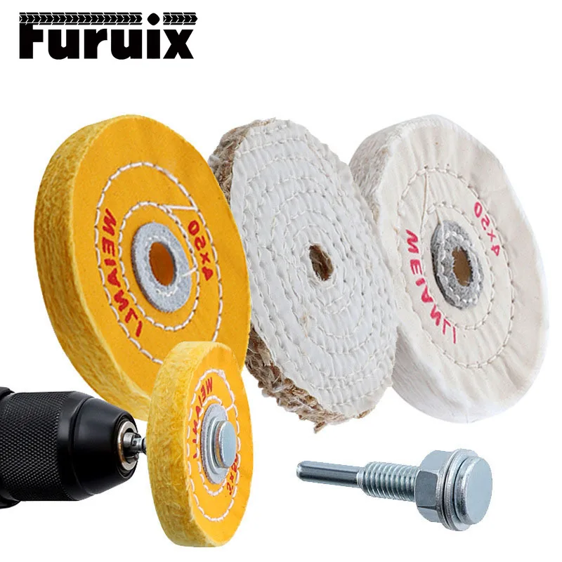 3"/4'' Cloth Yellow Fine White 50 Layers Thicken Cotton Lint Sisal Buffing Wheel for Bench Grinder Electric Drill Abrasive Tool
3"/4'' Cloth Yellow Fine White 50 Layers Thicken Cotton Lint Sisal Buffing Wheel for Bench Grinder Electric Drill Abrasive Tool