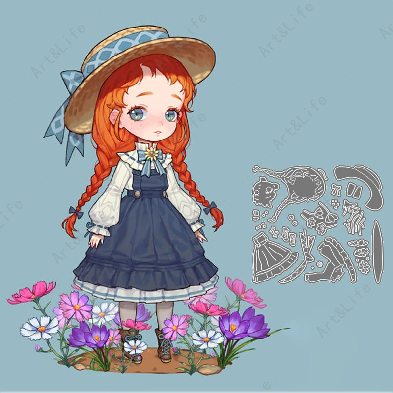 Cute Lovely Girl Hot New Metal Cutting Dies Stencils for Making Scrapbook Album Birthday Paper Cards Embossing Cut Die Flowers
Cute Lovely Girl Hot New Metal Cutting Dies Stencils for Making Scrapbook Album Birthday Paper Cards Embossing Cut Die Flowers