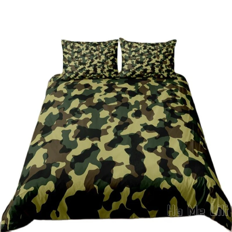 Camo Duvet Cover Set Illustrated Green Camouflage In Forest Colors Hunter Theme Decorative Bedding
Camo Duvet Cover Set Illustrated Green Camouflage In Forest Colors Hunter Theme Decorative Bedding