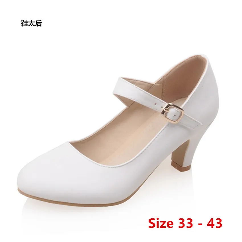 Mary Janes Stiletto Women Pumps High Heel Shoes Party Wedding Women Concise Office Lady High Heels Small Big Size 33 - 43
Mary Janes Stiletto Women Pumps High Heel Shoes Party Wedding Women Concise Office Lady High Heels Small Big Size 33 - 43