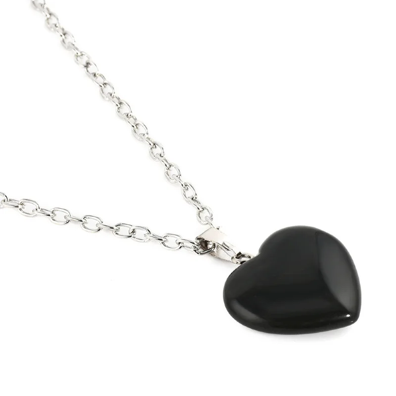Yingwu 30pcs Lot Natural Black Onyx Gem Stone Bead Heart Silver Plated Reiki Chakra Pendant & Necklace Wholesale
Yingwu 30pcs Lot Natural Black Onyx Gem Stone Bead Heart Silver Plated Reiki Chakra Pendant & Necklace Wholesale