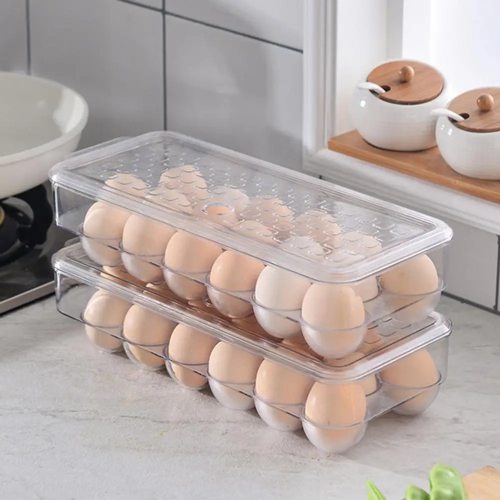 18 Grids Egg Holder Stackable Egg Storage Box Kitchen Fridge Organizer Refrigerator Egg Tray Holder Container Drop Shipping
18 Grids Egg Holder Stackable Egg Storage Box Kitchen Fridge Organizer Refrigerator Egg Tray Holder Container Drop Shipping