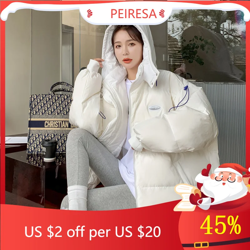 Winter White Duck Down Coat for Women Jacket with Hooded 90% White Jacket Women Bubble Coat High Quality Brand Jacket
Winter White Duck Down Coat for Women Jacket with Hooded 90% White Jacket Women Bubble Coat High Quality Brand Jacket