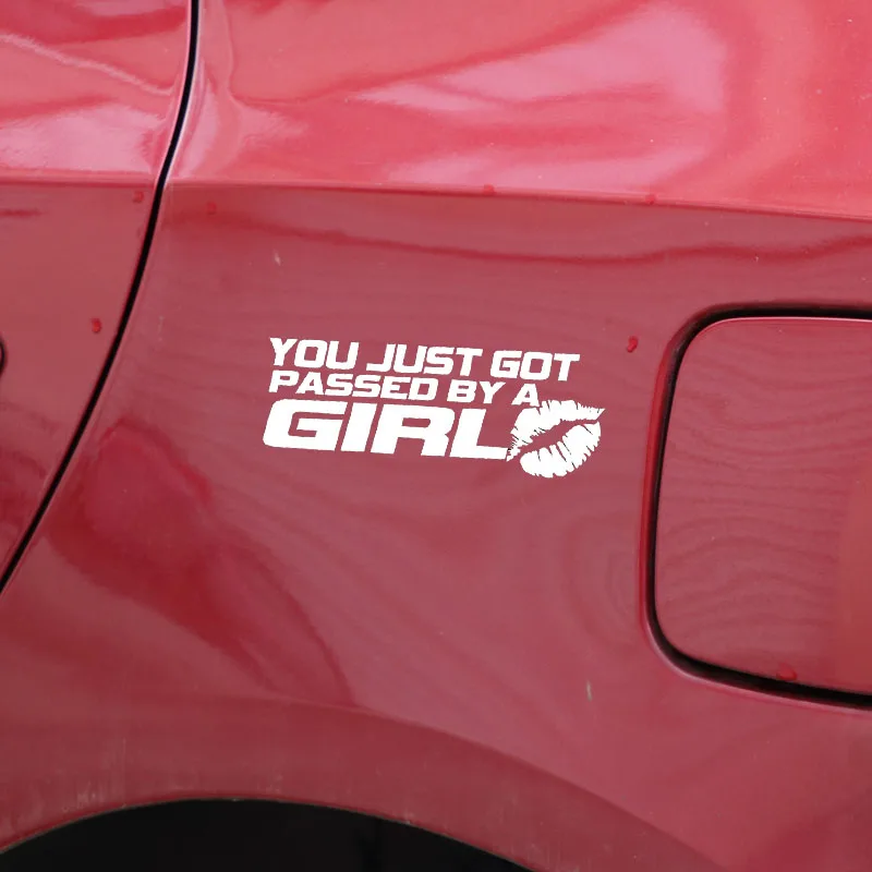 Car Sticker You Just Passed A Girl Funny PVC Decal Car Styling Sticker Black Silver 15cm*5.5cm
Car Sticker You Just Passed A Girl Funny PVC Decal Car Styling Sticker Black Silver 15cm*5.5cm