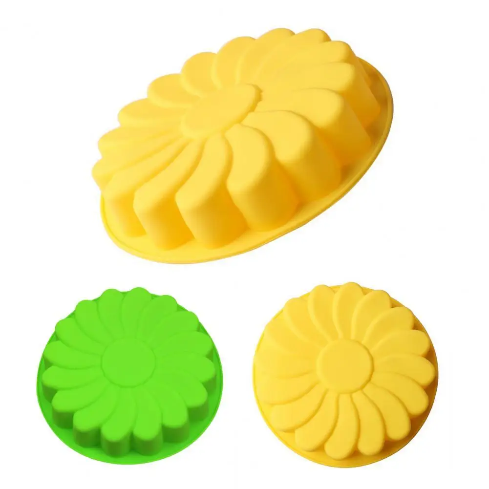 Cake Mold Healthy Portable Beautiful Silicone Cake Mold DIY Sunflower Baking Bakeware for Kitchen Baking Bakeware
Cake Mold Healthy Portable Beautiful Silicone Cake Mold DIY Sunflower Baking Bakeware for Kitchen Baking Bakeware