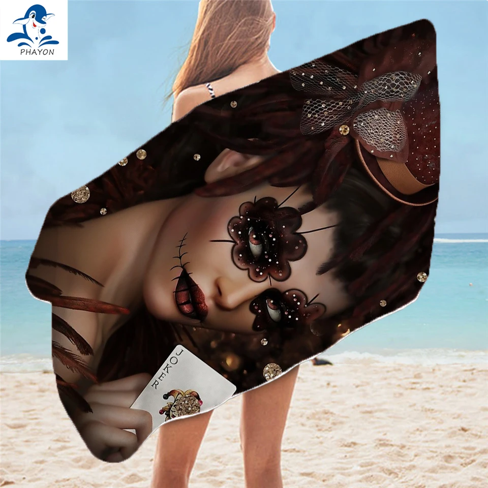 PHAYON Surf Poncho Evil Women Bath Towel Microfiber Printing Beach Towel Super Soft 150*75 cm Sport Swimming Towel Dropshipping
PHAYON Surf Poncho Evil Women Bath Towel Microfiber Printing Beach Towel Super Soft 150*75 cm Sport Swimming Towel Dropshipping