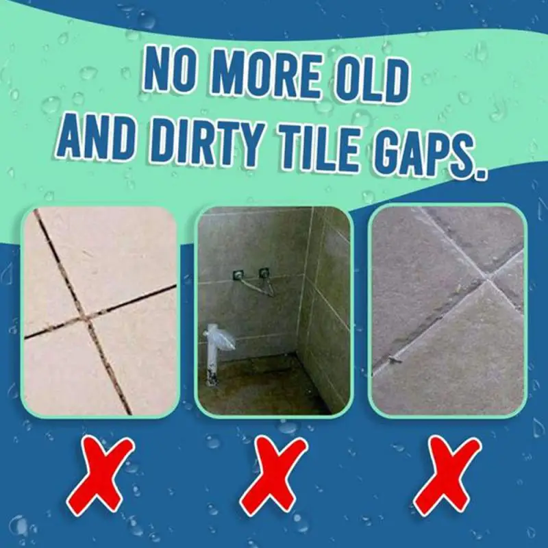 Tile Repair Agent Pen White Tile Refill Grout Pen Tile Gap Repair Wall Repair Cream Porcelain Filling Mouldproof Cleaner Agent
Tile Repair Agent Pen White Tile Refill Grout Pen Tile Gap Repair Wall Repair Cream Porcelain Filling Mouldproof Cleaner Agent